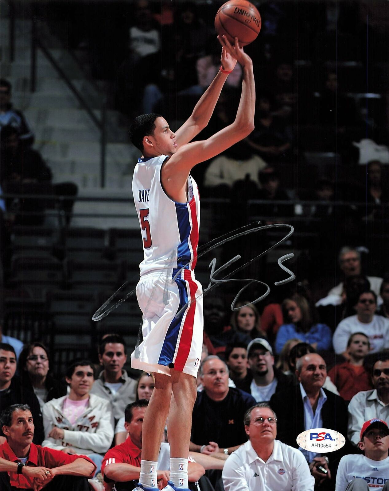 Austin Daye signed 8x10 Photo Poster painting PSA/DNA Detroit Pistons Autographed