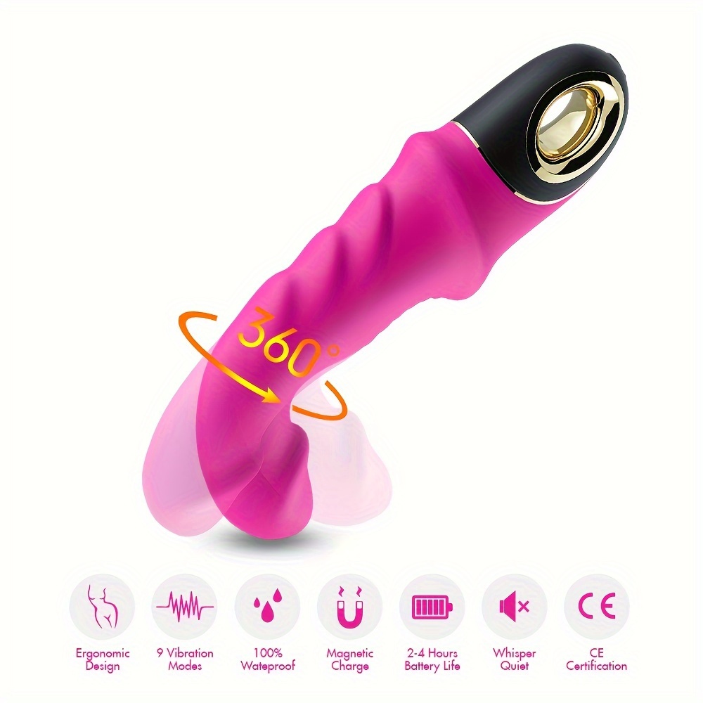 9 Vibration Modes Female G-spot Clitoral Stimulator Vibrator