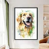 (Stamped/Counted) Golden Retriever-11CT Cross Stitch 40*60cm(Big Size)