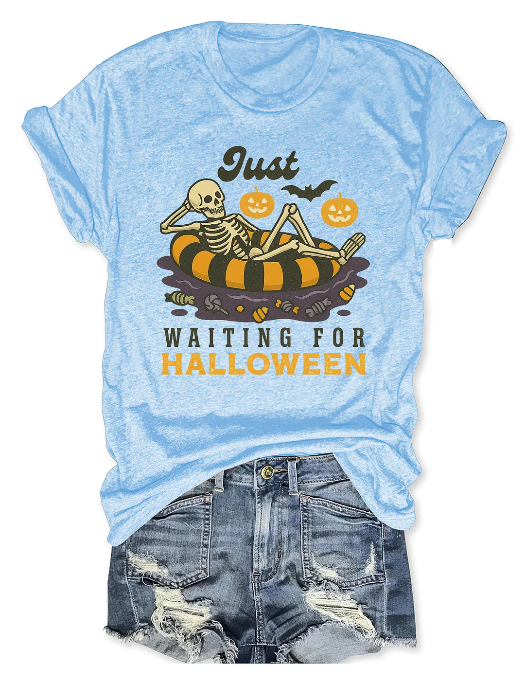 Just Waiting For Halloween T-shirt