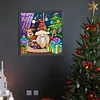 Diamond Painting -DIY Round Partial AB Drill Christmas Gnome(45x45cm)