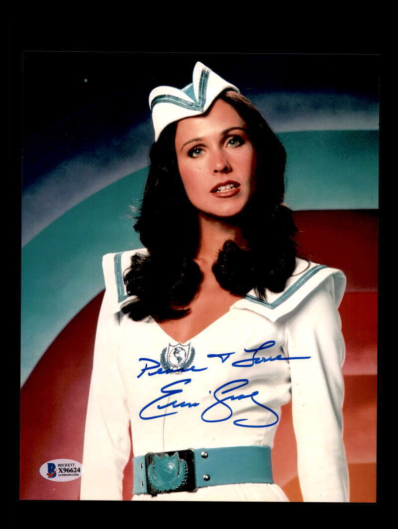 Erin Gray BAS Beckett Coa Signed 8x10 Buck Rogers Photo Poster painting Autograph