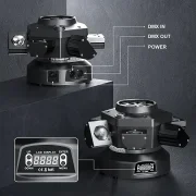 🎁Yiflamefly 150W Moving Head DJ Light 6 Brate Party Light RGBW 4 in 1 LED Stage Light DMX512 pentru nunta petrecere Disco KTV nunta