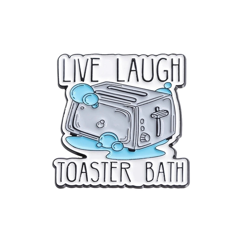 Cartoon Style Cute Cowboy Style Animal Letter Eye Alloy Stamping Stoving Varnish Plating Unisex Badge Brooches Collar Pin