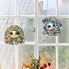 (US Local)2pcs/set 5D DIY Diamond Painting Dots Animal Flower Special Shape Pendant Hanging Craft Kits