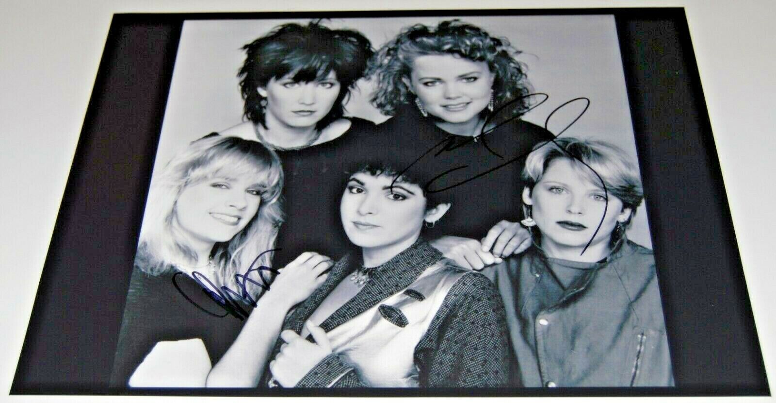 BELINDA CARLISLE and CHARLOTTE CAFFEY signed (THE GO-GO'S) 11X14 Photo Poster painting W/COA #6