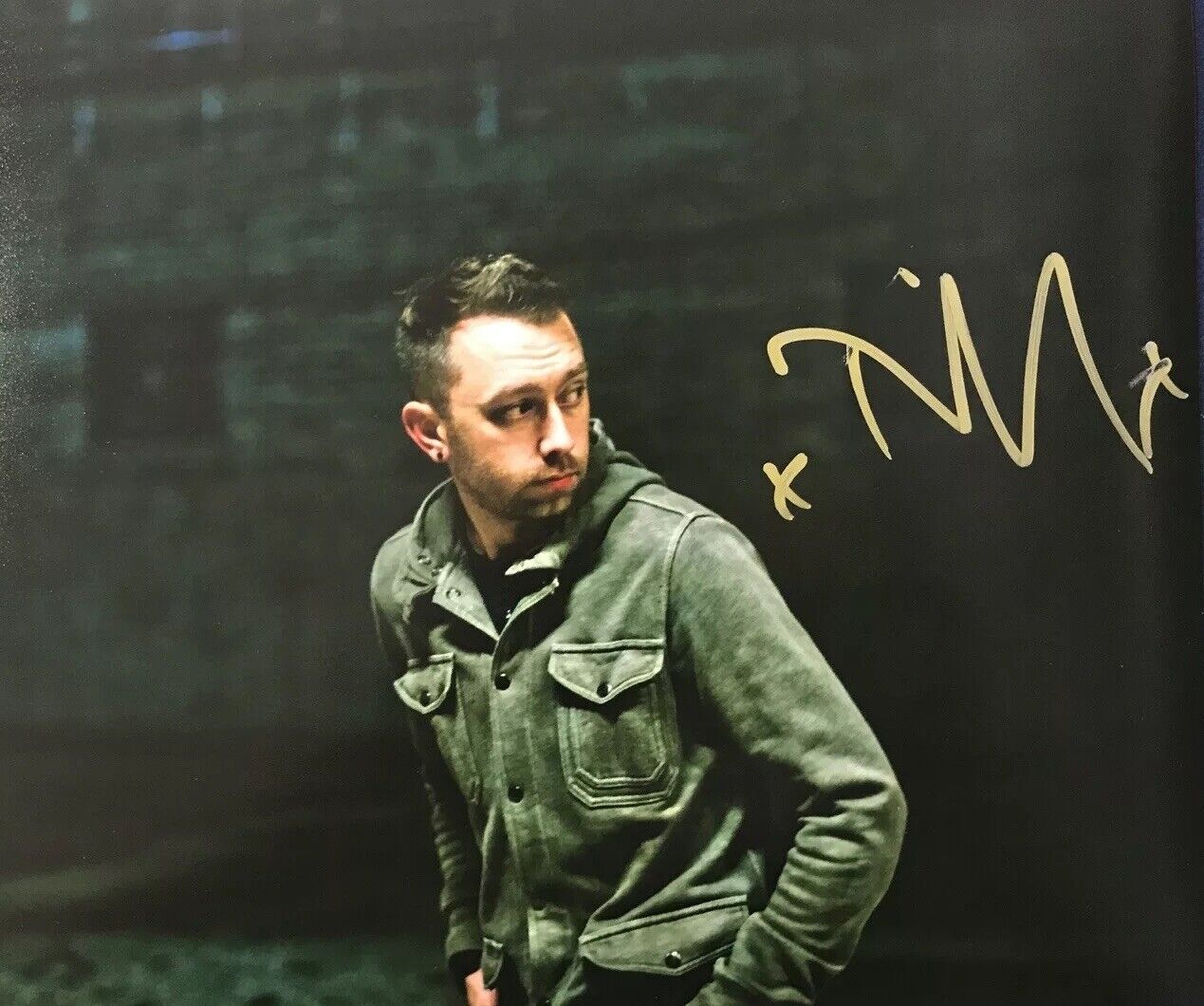 TIM MCILRATH HAND SIGNED 8x10 Photo Poster painting RISE AGAINST LEAD SINGER AUTHENTIC + PROOF!!