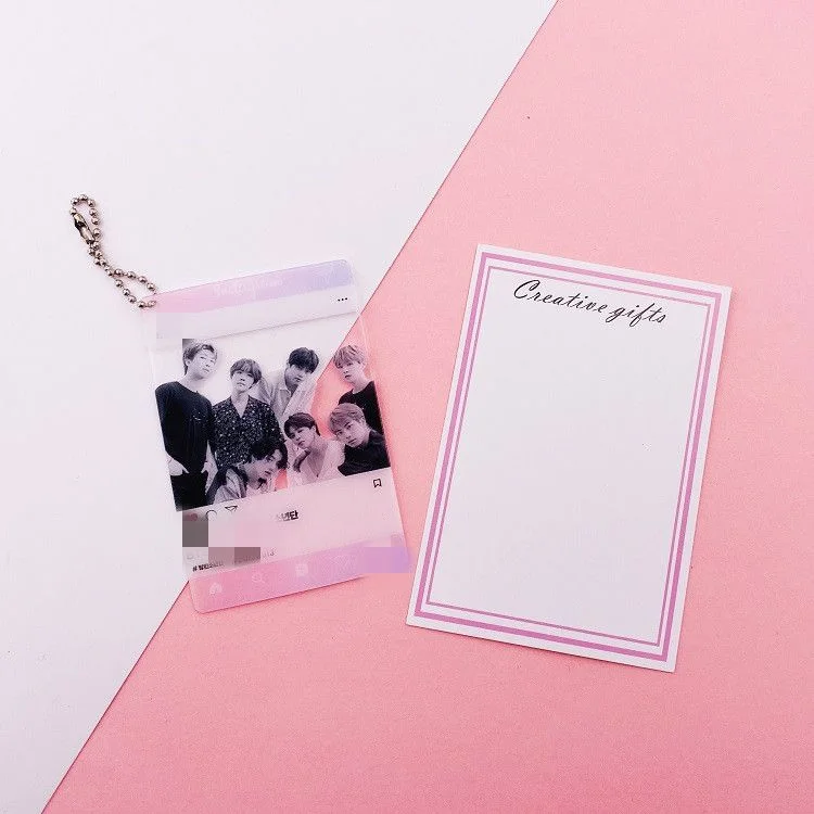 방탄소년단 Concert Member Card Keychain