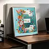 Butterfly Flower E 5D Partial Drill DIY Diamond Painting Kit 30*30cm