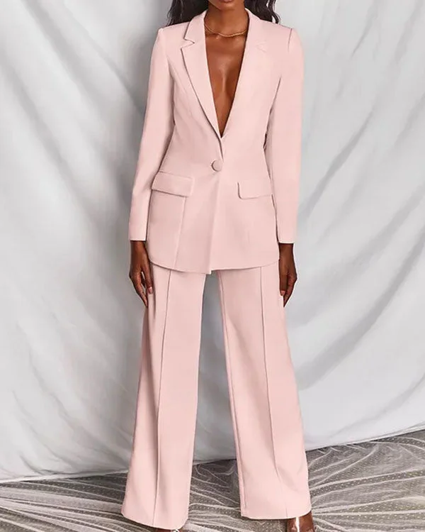 Lizzy Blazer and Pant Set Suit