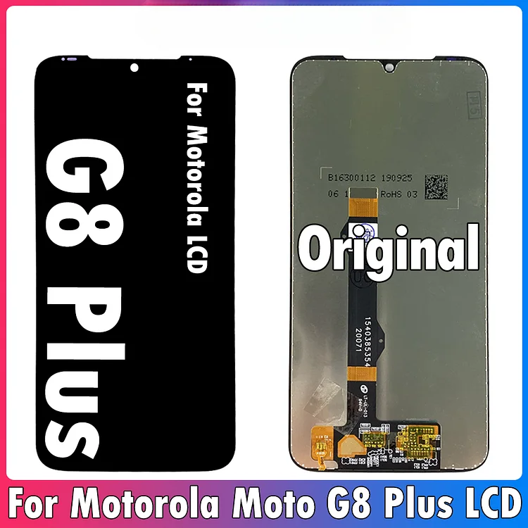 6.3inch Original For Motorola Moto G8 Plus XT2019 XT2019-2 LCD Display Touch Screen Digitizer Assembly For Moto G8 Plus Display