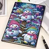 Weihnachten Schneemann - 5D DIY Bastelnotizbuch