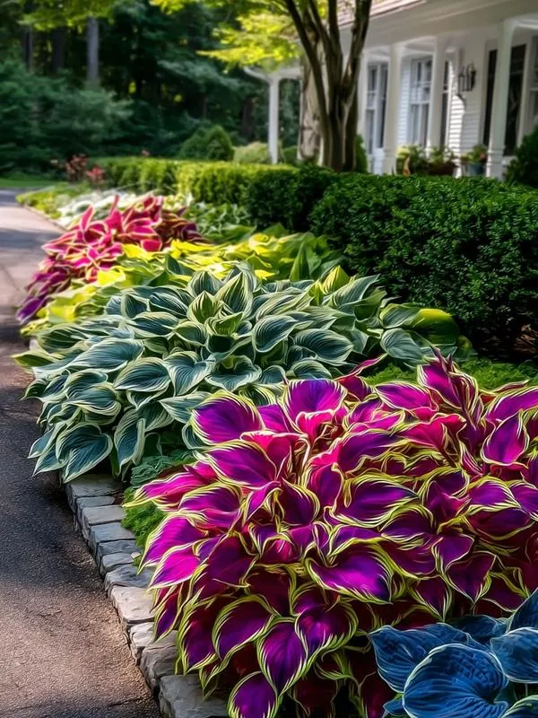 🎁2025 Special Offer🌿 Fire & Ice Rare Hosta Flower Seeds
