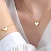 Red Heart Shape Earrings Bracelet Necklace