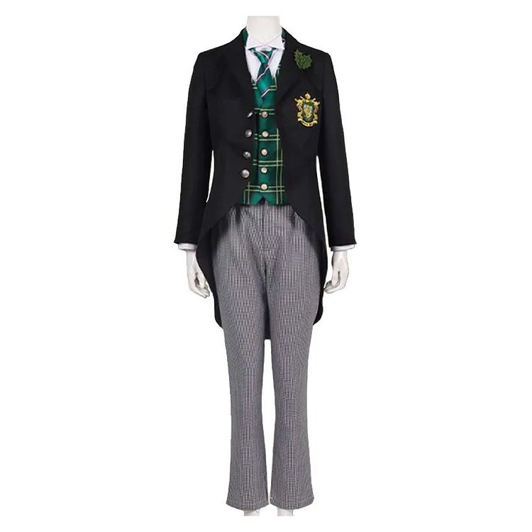 Black Butler Season 4: Public School Arc (2024) Herman Greenhill Black School Uniform Set Cosplay Costume