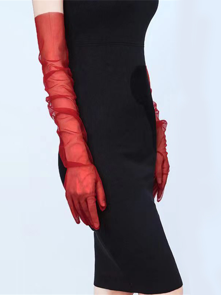 Comstylish Halloween Witch Lace Gloves