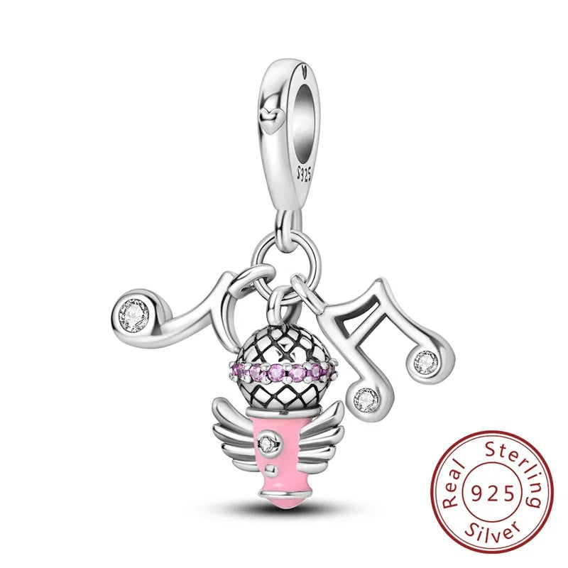 1 Piece 12*11.9mm 925 Sterling Silver Zircon Devil’s Eye Bird Pendant Beads Jewelry Accessories