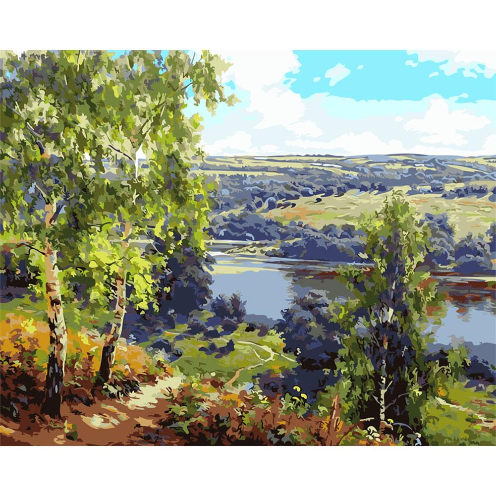 

40x50cm - Paint By Numbers Mountains, 501 Original