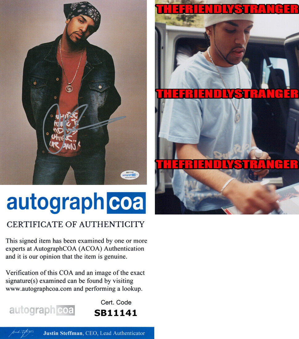 Singer CRAIG DAVID signed 8X10 Photo Poster painting b PROOF - 7 DAYS Walking Away ACOA COA