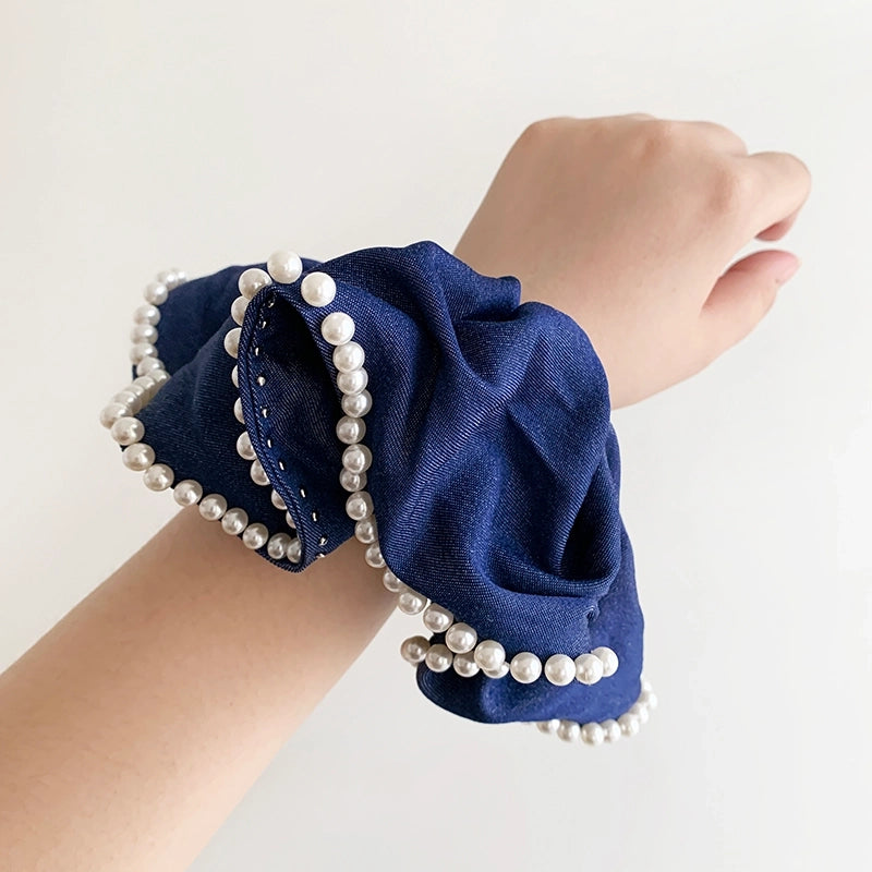 Women’s Minimalist Classic Style Solid Color Cloth Hair Tie