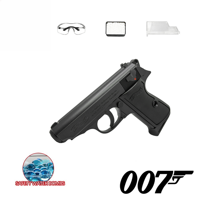 マスダヤ     プラガンシリーズ   　WALTHER PPK　樹脂 Maruzen Walther PPK Gas Blowback Pistol - Black | RedWolf