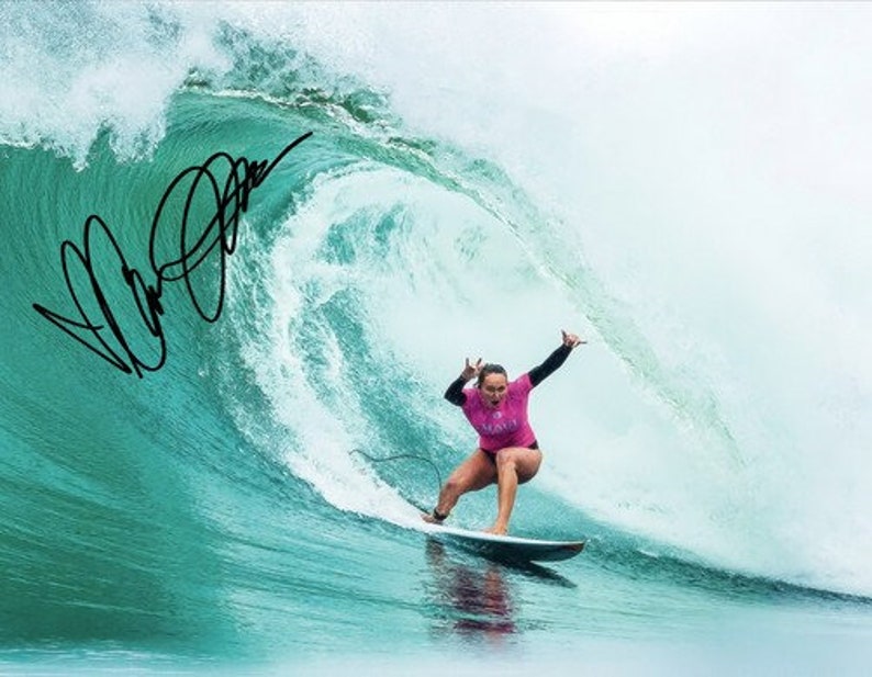 Carissa Moore Signed Photo Poster painting 8X10 rp Autographed 2021 Surfing Olympics