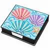 PU 5D Pearl Diamond Painting Kit Note Box DIY Diamond Art Notepad Box with 160 Sheets of Paper (Shell)
