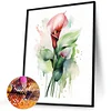 Lys Calla-Per&ccedil;age Rond Peinture Diamant-40*50CM