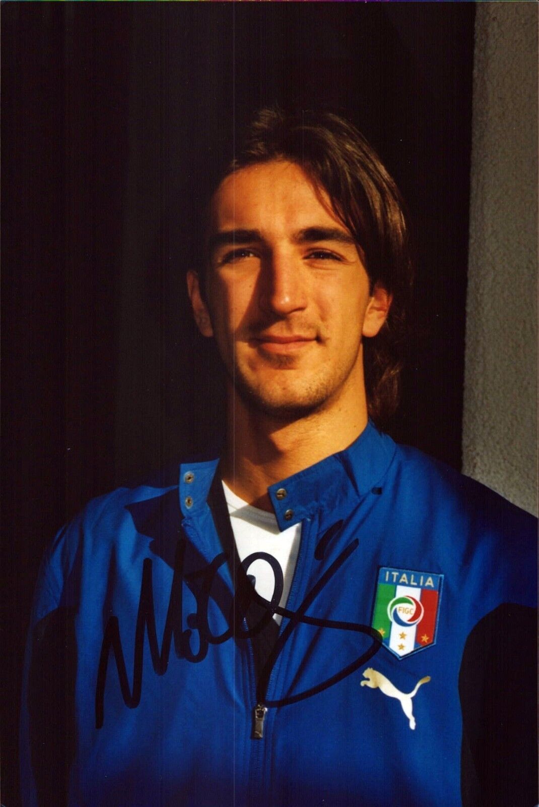 Piermario Morosini Italien Bergamo Italy Fu?ball Original Autogramm Foto (D-2244