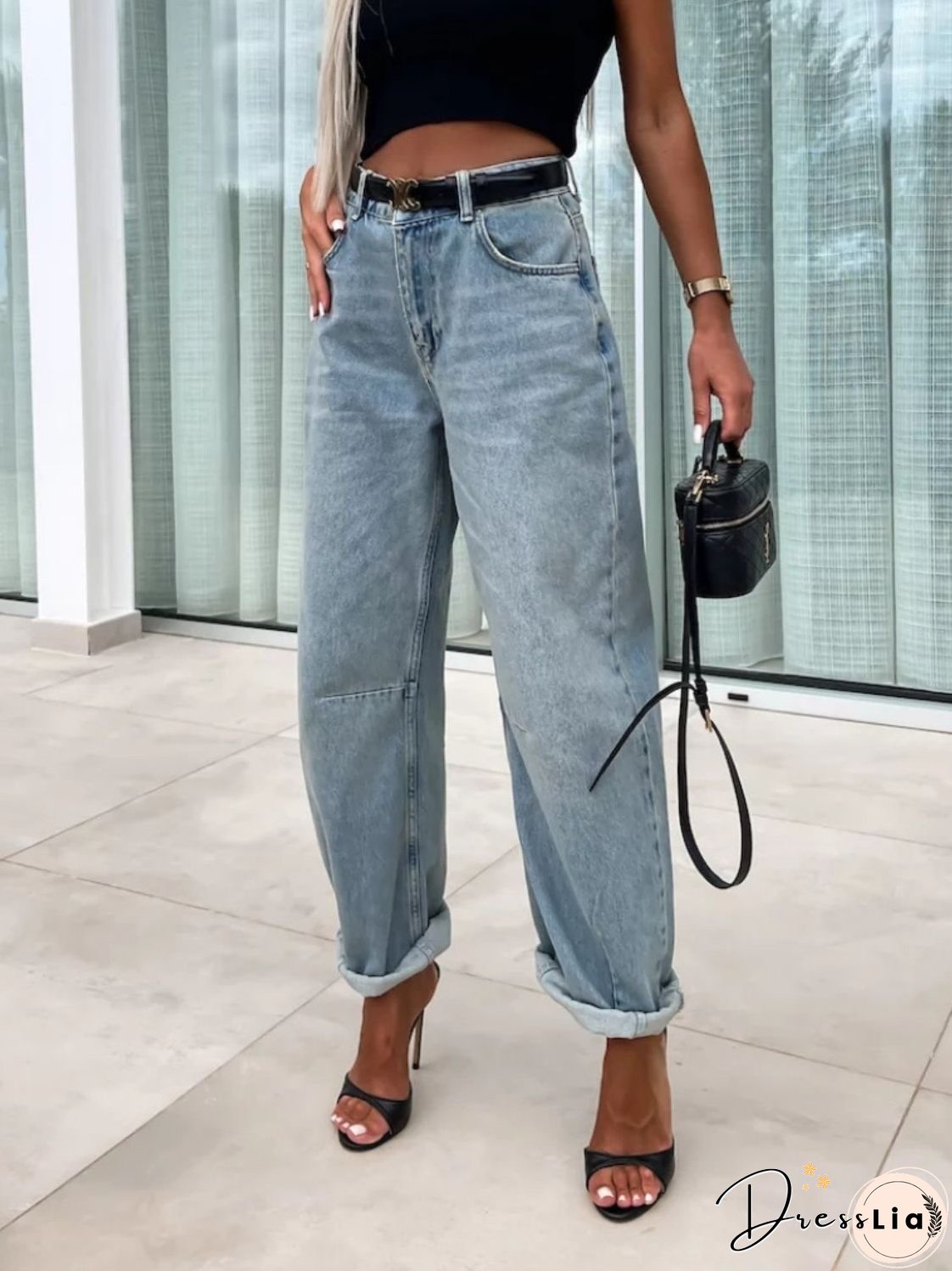 High Waist Wide Leg Jeans
