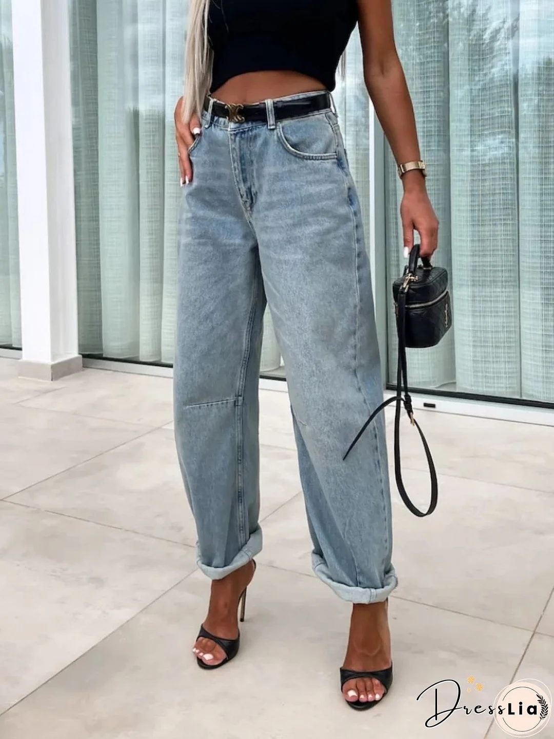 High Waist Wide Leg Jeans