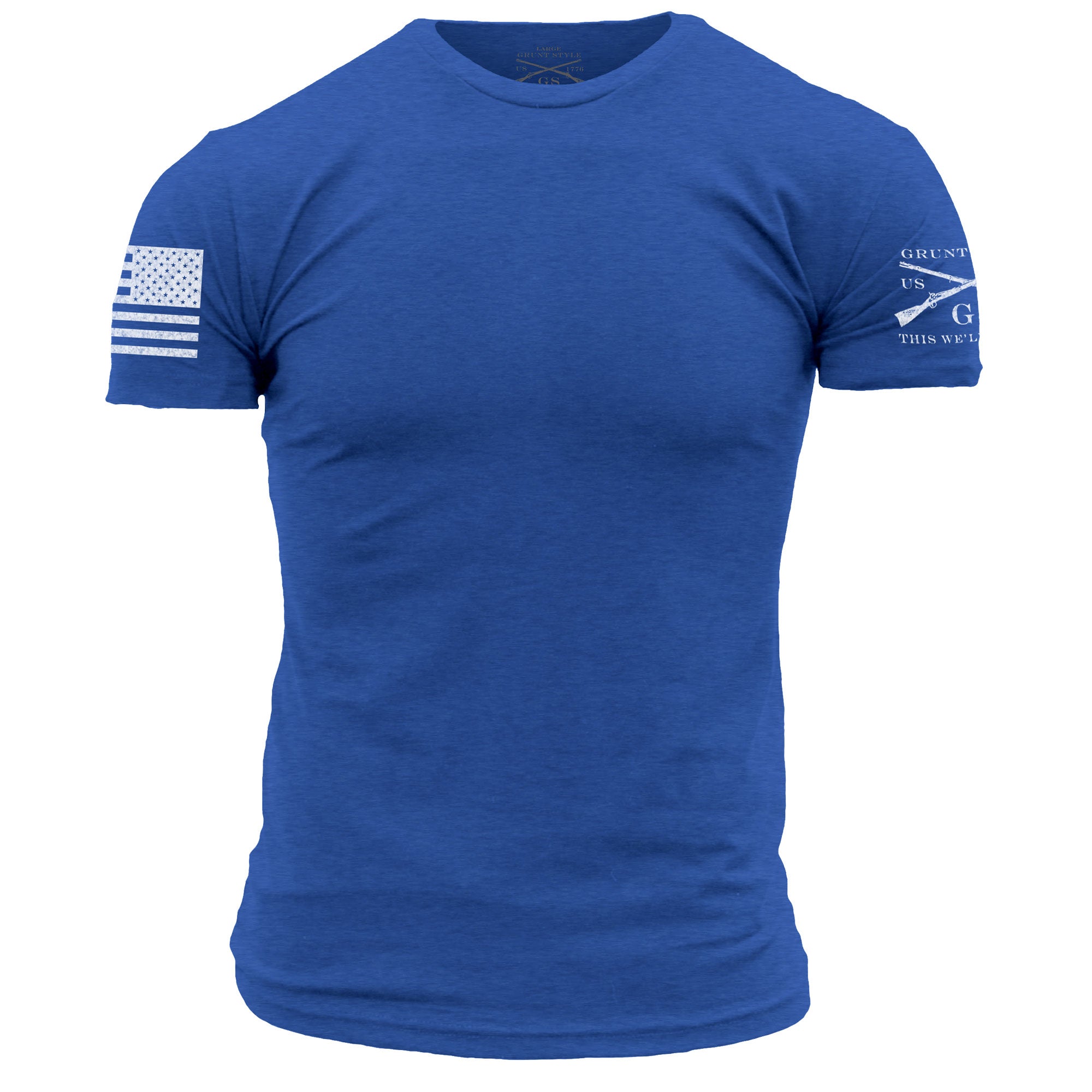 Men's Basic Crew T-Shirt - Royal mysite Money