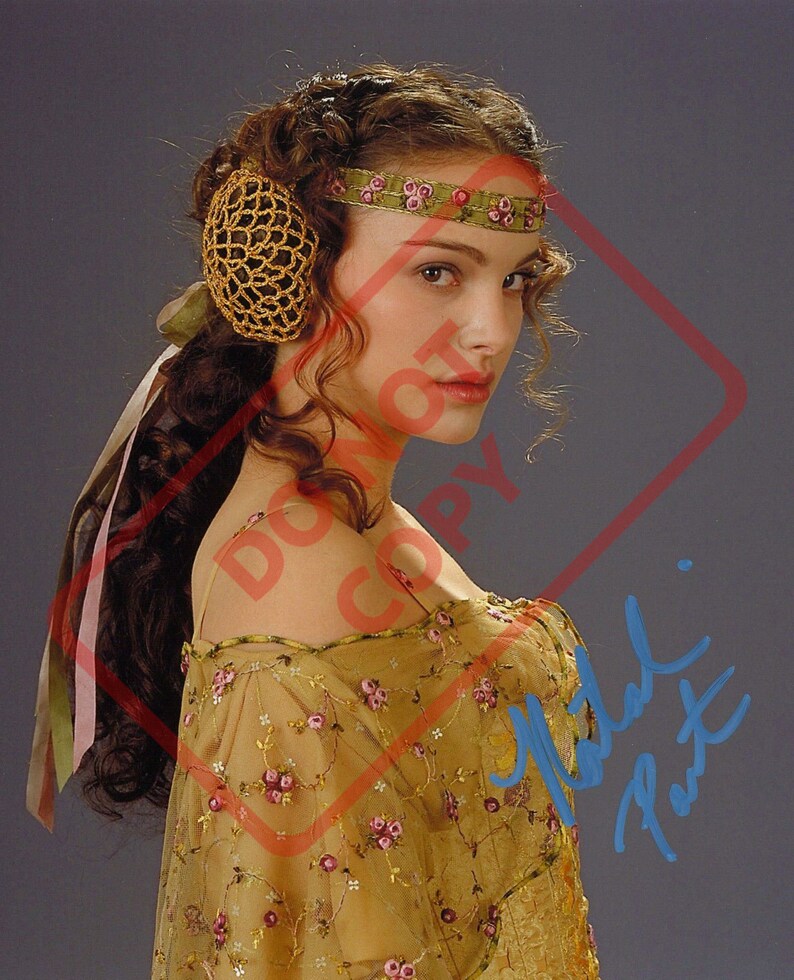 Natalie Portman Sexy Star Wars 8.5x11 Autographed Signed Reprint Photo Poster painting