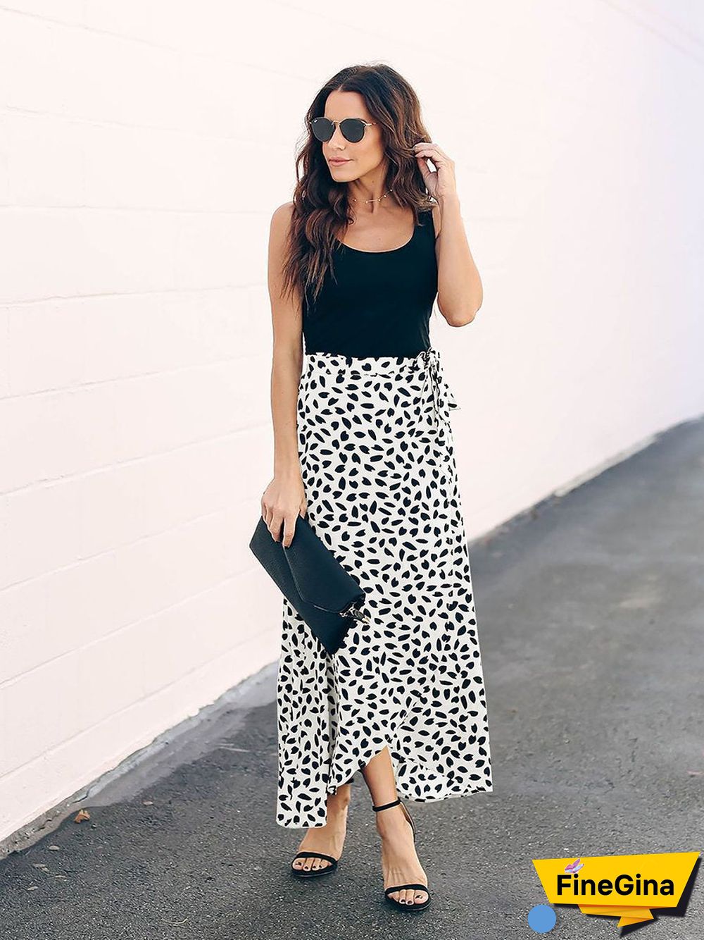 Vacation Floral Printed Skirt