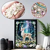 Diamond Painting-DIY Special Shaped Drill Pearl Painting Deer(30x40cm)