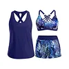 🏖️LAST DAY SALE 49% OFF 🔥Aqua Eve Three Piece Tankini with Shorts🩱