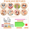 8PCS Special Shape Diamond Painting Coasters Kits (Puppy)