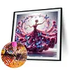 Belle jupe fille-ronde drill diamond painting-40*40cm
