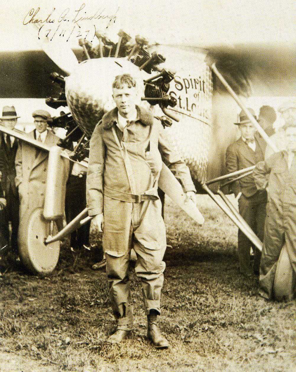 CHARLES LINDBERGH Signed Photo Poster paintinggraph - Tycoon / Aviator / Engineer - preprint