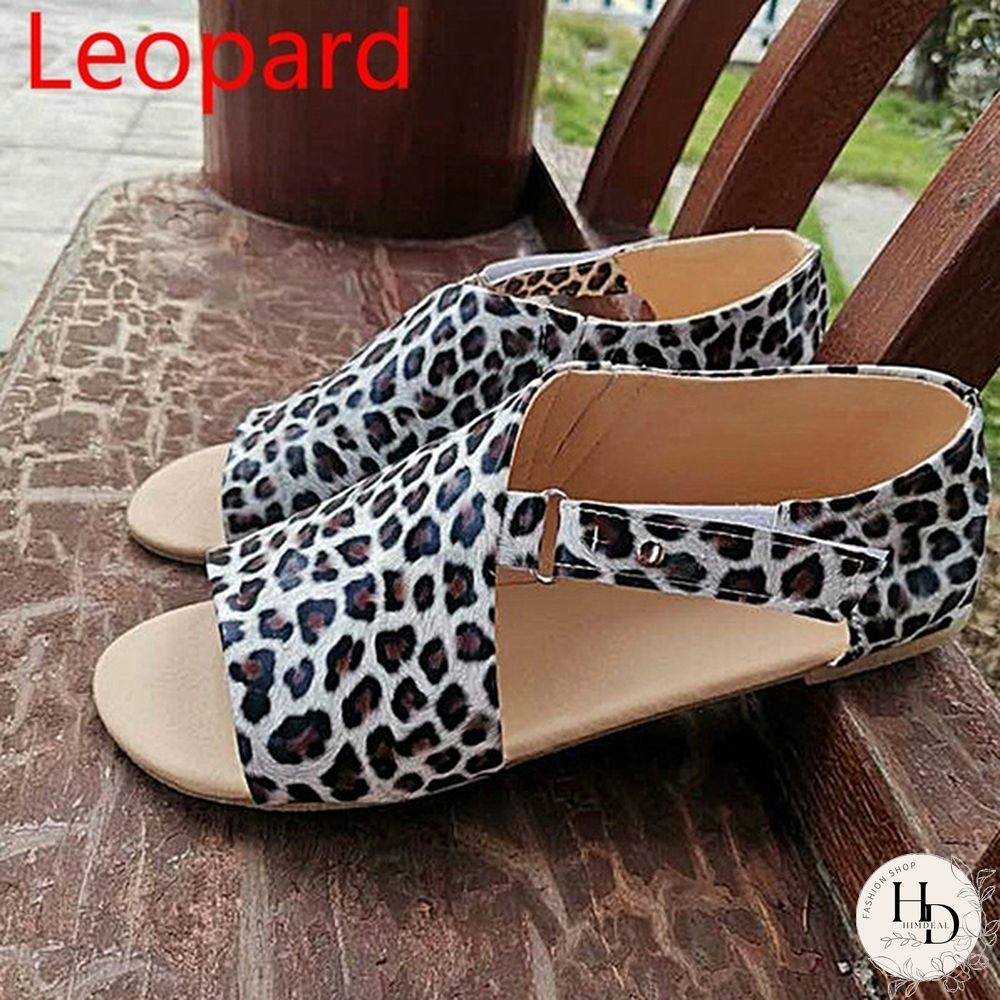 Colors Fashion Women Summer Shoes Leather Flat Sandals Buckle Strap Slippers Fish Mouth