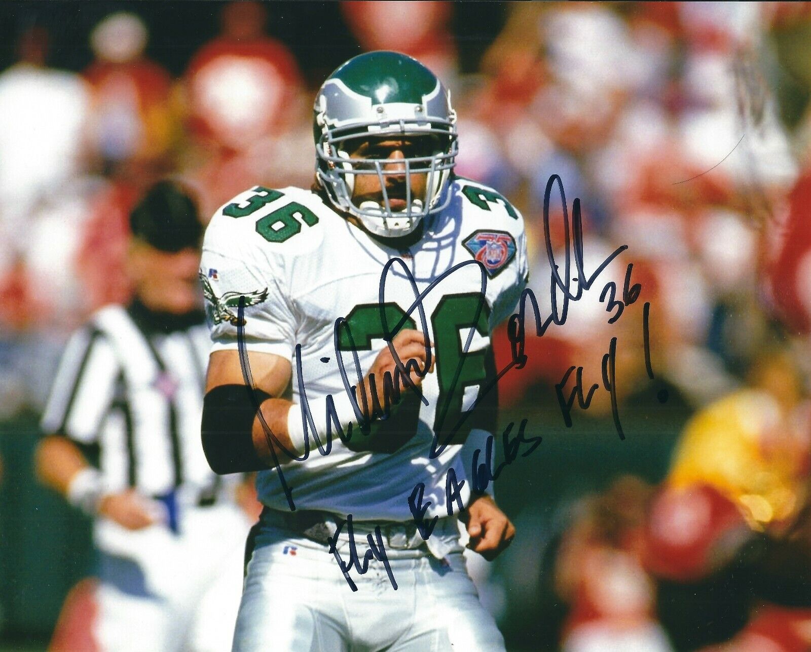 Autographed 8x10 MICHAEL ZORDICH Philadelphia Eagles Autographed Photo Poster painting - w/COA