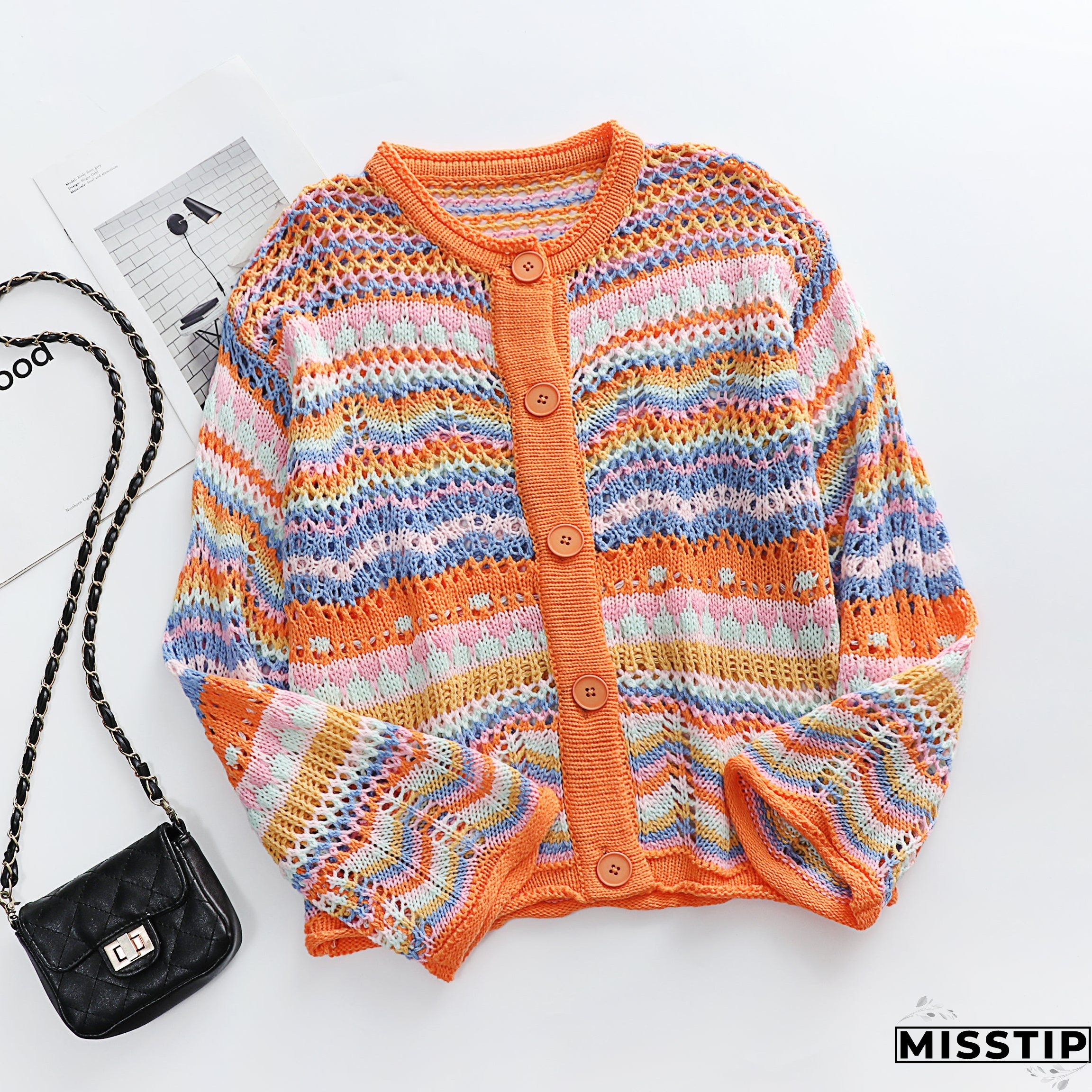 Knit Season Stripe Cardigan