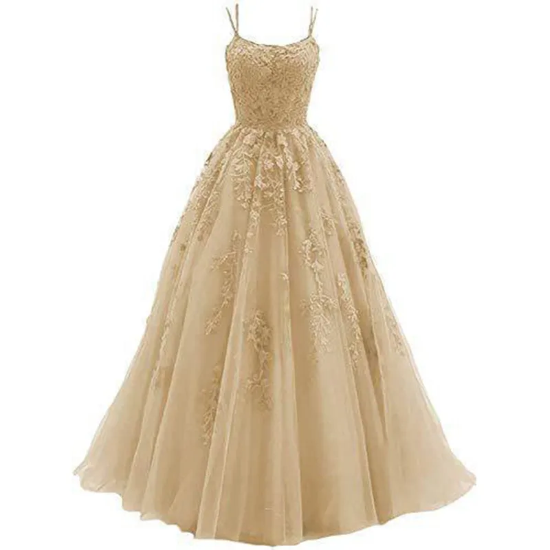 Uveng Uveng Dress Woman 2025 Fine Shoulder Prom Crore Bridal Muslin Lace Sticker Girl Party Ball Dress Spring