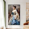 (45*75cm)Girl - Round AB Drill Diamond Painting