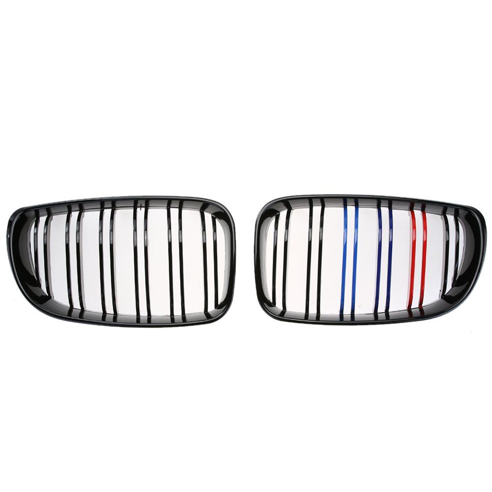 

1 Pair Car Grille ABS M Type Front Kidney Grille Smooth for Bmw 1 Series E81 E87, 501 Original
