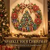 DIY Diamond Painting Xmas Tree Religious Hanging Ornament Pendant Acrylic Double Sided Print Decor Kit