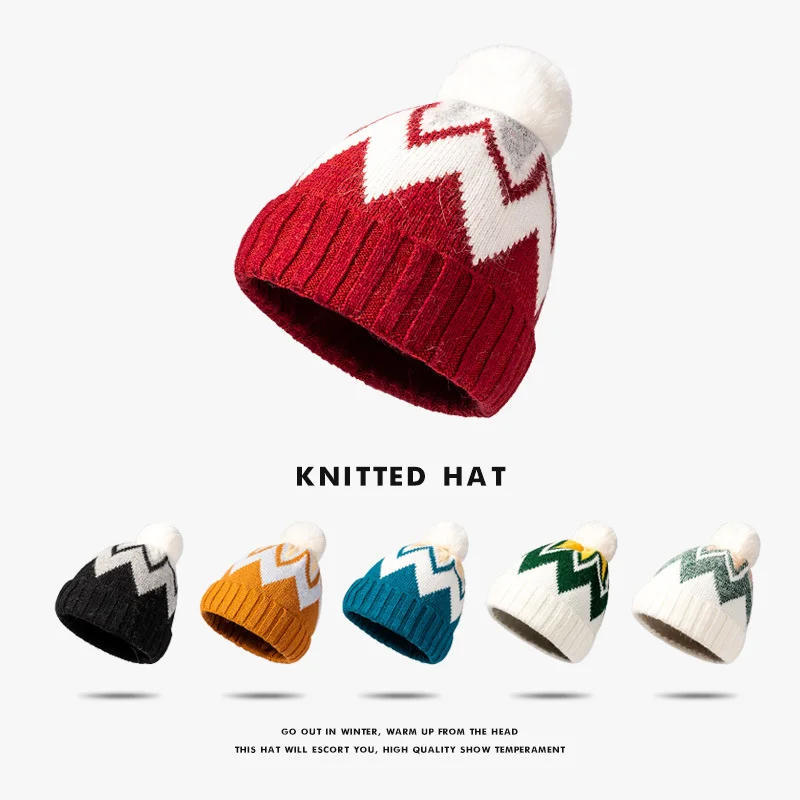 Letclo™ Fashion Striped Knitted Hat letclo Letclo
