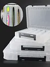 Double Sided 10/14/18 Compartment Fishing Hook Bait Case for Storage Big Baits