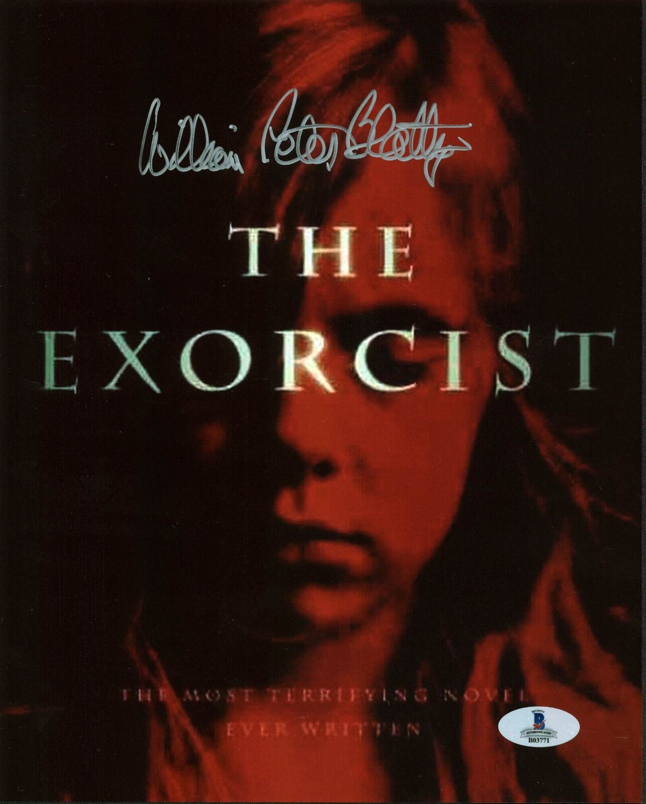 William Peter Blatty The Exorcist Authentic Signed 8X10 Photo Poster painting BAS #B03771