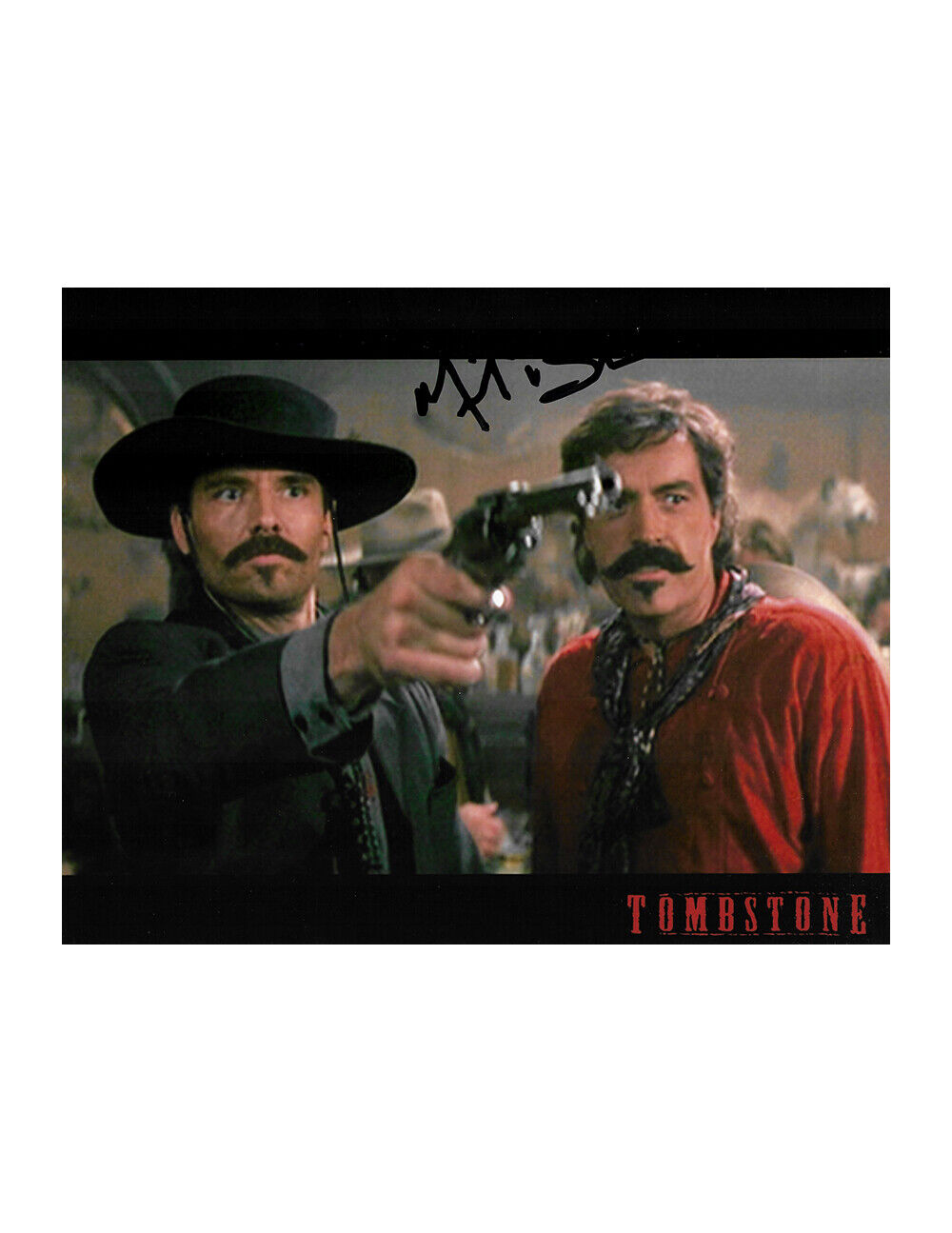 10x8 Tombstone Print Signed by Michael Biehn 100% Authentic With COA